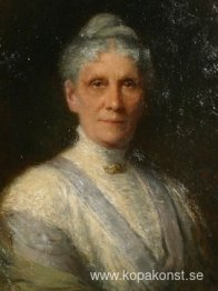 Porträtt av Anna H. Leonowens (detalj)