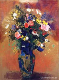 Stor bukett vilda blommor