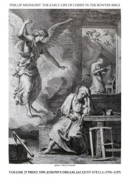 Kristi tidiga liv i Bowyer Bible print 9 av 21. dröm om Saint Jo