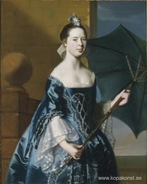 Porträtt av fru Benjamin Pickman (Mary Toppan)