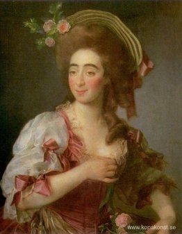 Porträtt av Anna Davia (D'Avia) Bernucci
