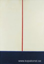 Sammansättning blå-röd på vit