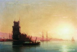 Lissabon. Soluppgång