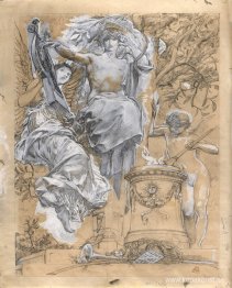 Illustrationsprojekt för "Trophées" av José Maria de Heredia