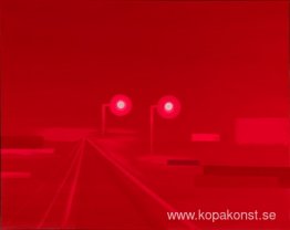 Untitled (Brilliant Red Digital Breakup Lights), från Green Zone
