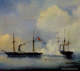Action mellan den ryska ångfregatten Vladimir och den turkiska å
