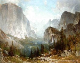 Piute indianer vid portarna till Yosemite