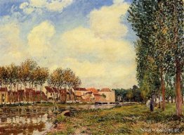 Banks of the Loing at Moret, morgon