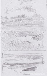 Thunsjön från stigen till plattan Schynigen