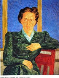 Helen i grön kostym