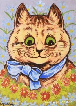 GLAD BLOMMA KATT