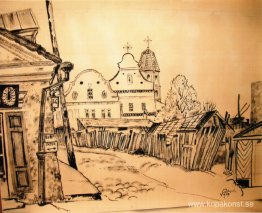 Gammal stad i Kaunas