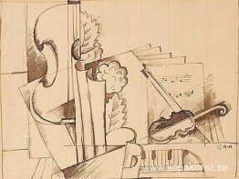 Komposition med musikinstrument