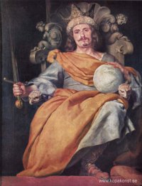 Idealiskt porträtt av en spansk kung