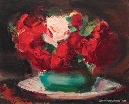 Röda och rosa rosor