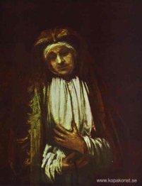 Porträtt av en gammal kvinna