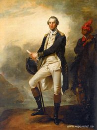 Porträtt av George Washington och William 'Billy' Lee