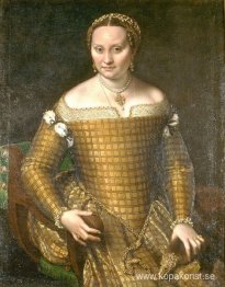 Porträtt av Bianca Ponzoni Anguissola, konstnärens mamma