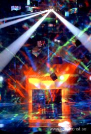 Holografiska Mylar kuber