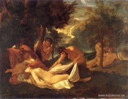 Sovande Venus, överraskad av Satyr