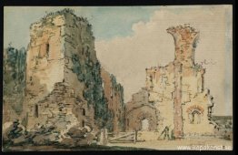 Ruinerna av Middleham Castle, Yorkshire