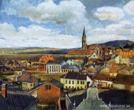 Utsikt från ritningsklassrummet, Klosterneuburg