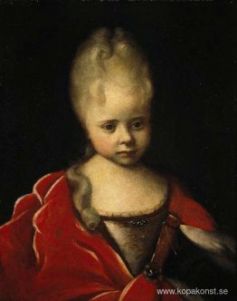 Porträtt av Elizaveta Petrovna som barn