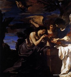 Magdalen och två änglar