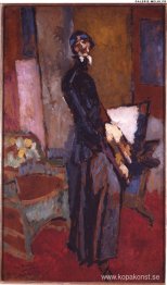 Porträtt av Miss Bessie Baver