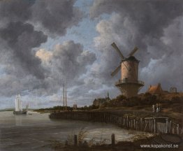 Tower Mill på Wijk bij Duurstede, Nederländerna