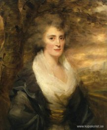 Porträtt av fru E. Bethune