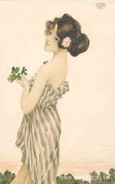 Tjejer med lycka till