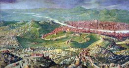 Fresk av belägringen av Florens 1530