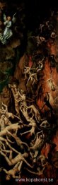 The Last Judgment, triptyk, högervingen Casting the Damned into