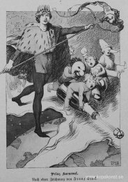 Illustration för tidningen "Die Gartenlaube"