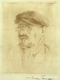 Självporträtt med mössa