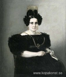 Porträtt av Josefa de Corte de Gargollo