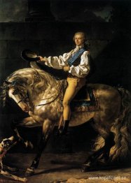 Ridsporträtt av Stanislas Kostka Potocki