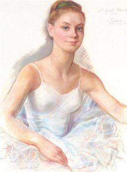 Porträtt av en ballerina Muriel Belmondo 