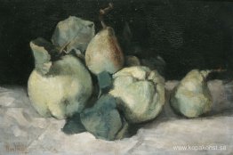 Stilleben med kvitten
