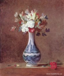 Stilleben, blommor i en vas