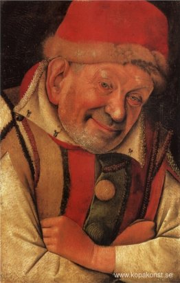 Porträtt av Ferrara Court Jester Gonella