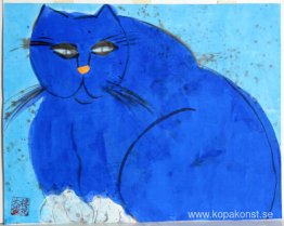 Blå katt