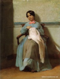 Porträtt av Léonie Bouguereau