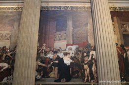 Saint-Genevièves död, Panthéon, Paris