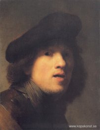 Självporträtt med Gorget och Basker