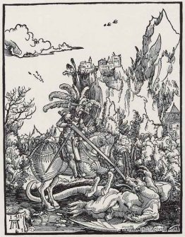  St. George som dödar draken konst