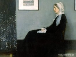 Arrangemang i grått och svart No.1, Portrait of the Artist's Mot