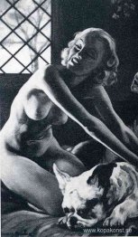 Kvinnor med bull-dog