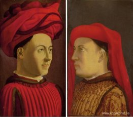 Porträtt av två medlemmar av Medici-familjen